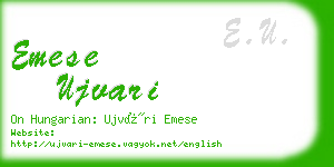 emese ujvari business card